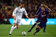 Ronaldo in action against Barcelona